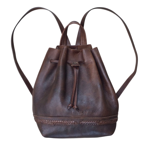 PIKOLINOS Brown Leather Backpack - Picture 3 of 16